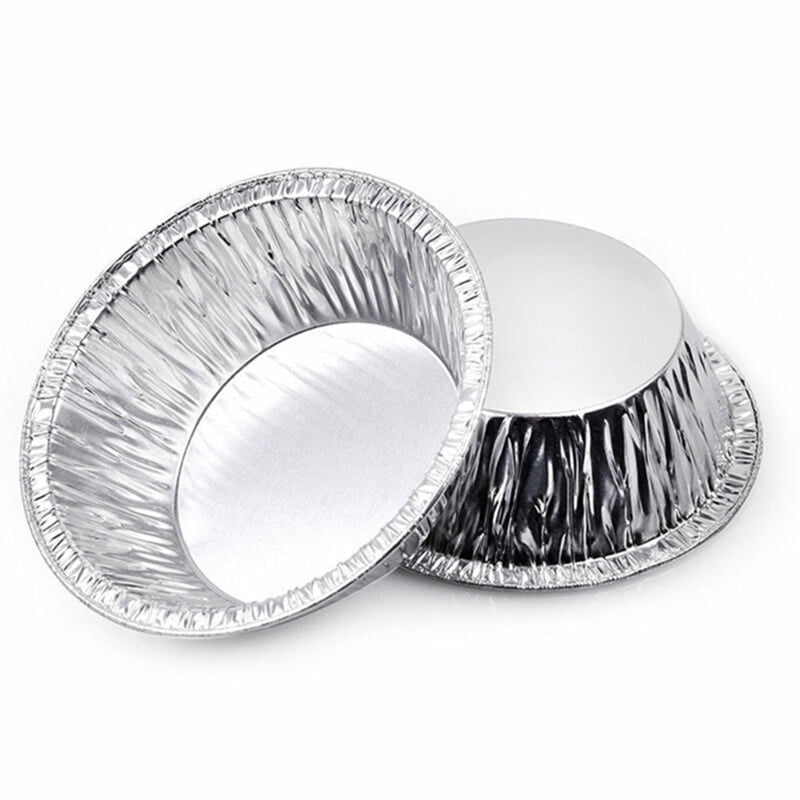 24 Pie Plates Flan Dishes Oven Tin Foil Takeaway Food Container Disposable 197mm