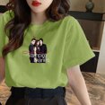 thumbnail image 1 of T-shirt en Coton Vampire Diaries pour Femmes et Filles, Décontracté, Harajuku, Col Rond, Manches Courtes, Mode Urbaine, Graphique pour Dames, Été, T-shirt pour Femme, 1 of 1