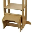 thumbnail image 4 of Little Partners Explore N Store Tower Adjustable Height Step Stool, Natural, 4 of 8