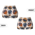 thumbnail image 5 of Lsque Vintage Botanical Butterfly Art Pattern High Waisted Biker Shorts for Women-Tummy Control Fitness Athletic Workout Running Yoga Gym Shorts,Moisture-Wicking-Small, 5 of 9