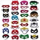 thumbnail image 2 of 1 máscara de fieltro de superhéroe para niños, ideal para fiestas de cumpleaños, Navidad, graduación, Spider-Man, Hulk, cosplay, mascarada, parche en el ojo, regalos., 2 of 6