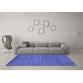 thumbnail image 3 of Ahgly Company Indoor Rectangle Abstract Blue Contemporary Area Rugs, 8' x 12', 3 of 4