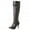 Brown, variant on Women Thin High Heel Over Knee Boots Fashion Snow Long Boot Warm Winter Shoes