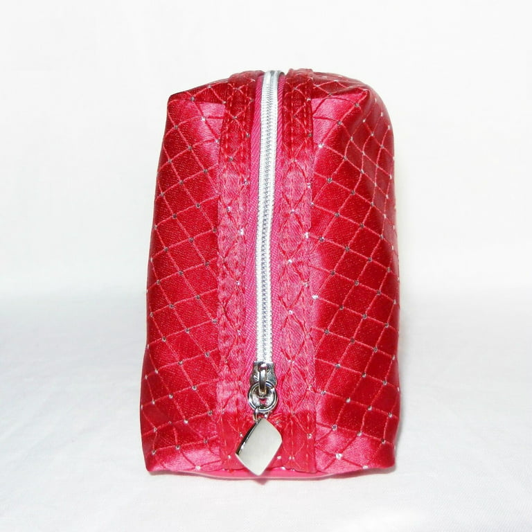 CHANEL 2021 Holiday Shinning Red Cosmetic Makeup Bag Crossbody Bag