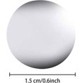 thumbnail image 2 of Round Confetti,QZS Glitter Silver Foil Metallic Decor,0.22LB Reusable Round Table Confetti for Graduation Decor,Durable Foil Metallic Tissue for Indoor and Outdoor, 2 of 6