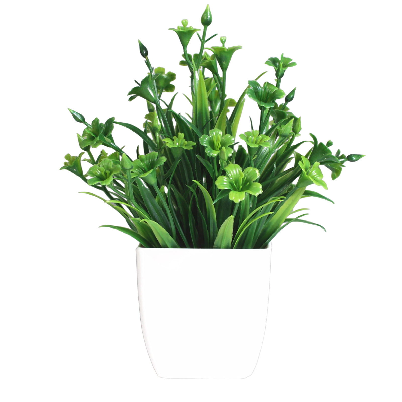 Mini Potted Fake Plants Artificial Plastic Eucalyptus Potted Plants