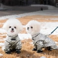 thumbnail image 4 of Rirozkan Dog Snowsuit, Full Body Winter Coat for Small Dogs, Warm Waterproof Snow Jacket with Booties, for Cold Weather and Outdoor Activities, 4 of 7