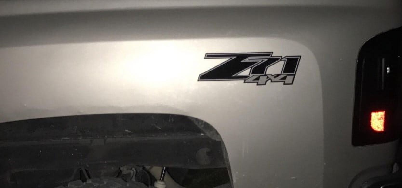 GM Genuine Parts 2-Pack Z71 4x4 Yellow FY Decal Sticker For Chevy GMC Sierra