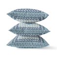 thumbnail image 3 of Amrita Sen CAPL419FSDS-ZP-18x18 Coussin en Suède avec Insert Bleu Vif, 3 of 3