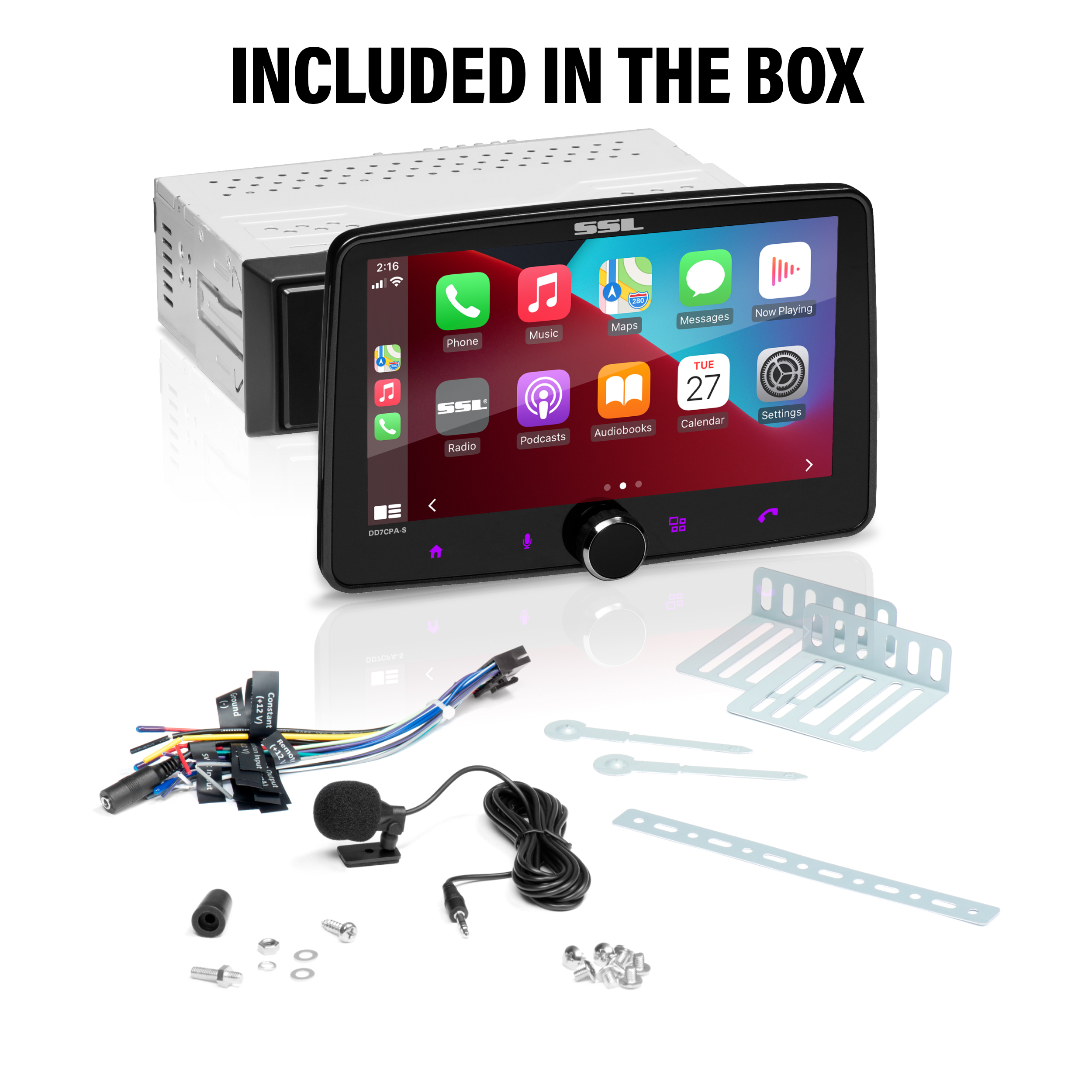 Buy Sound Storm Laboratories DD7CPA-S Car Audio Stereo System - Apple CarPlay, Android Auto 