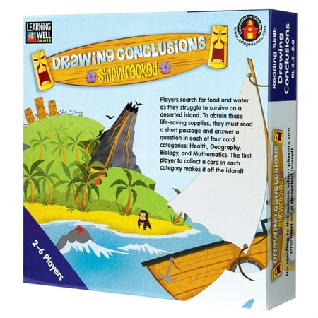 Learning Well Drawing Conclusions Shipwrecked Game, Reading Levels 3.5 to 5