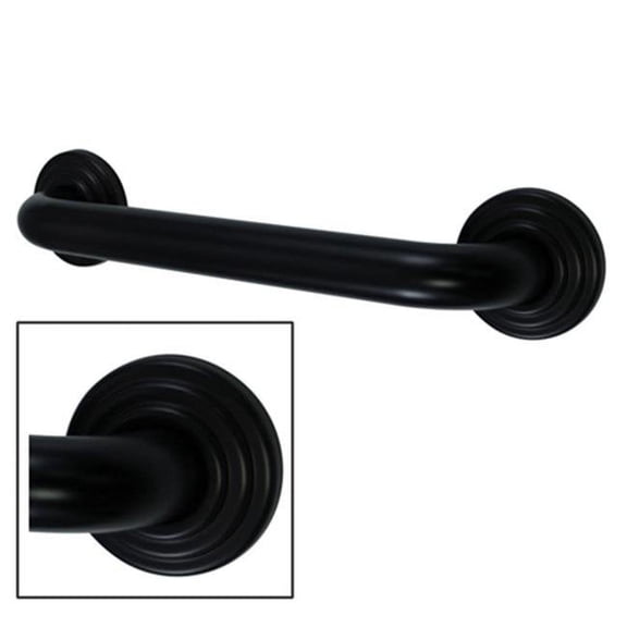 12 Inch Restoration Decor Grab Bar - Oil Rubbed Bronze