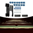 thumbnail image 6 of Billiards Pool Table Brush Cleaning Tools Comfortable Gripping Portable Slip on Pool Cue Tip Durable Cue Chalk Table Billiards Accessories Black, 6 of 8