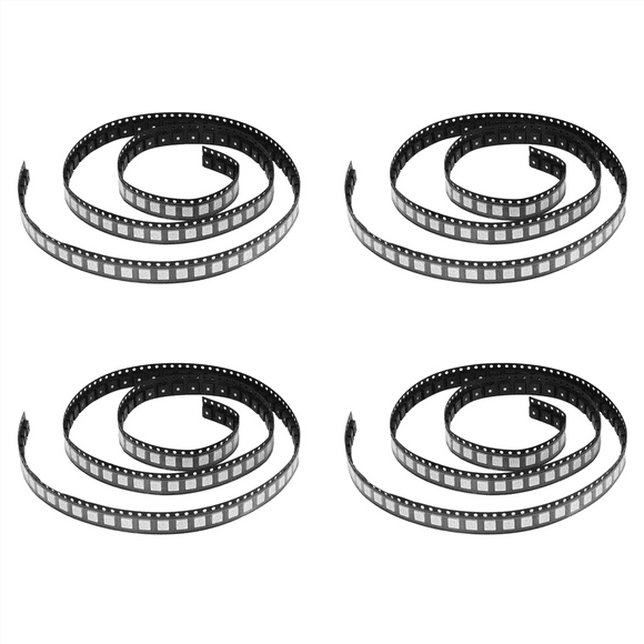 400PCS WS2812B RGB LED Chip 5050SMD White PCB WS2812 Individually Addressable Chip Pixels DC5V