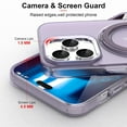 thumbnail image 2 of Phone Case for iPhone 15 Pro Case with Ring Kickstand(Work with Magnetic Car Mount), Military Grade Shockproof Protective Slim Hard Phone Cover for 15 Pro 6.1 inch –Purple, 2 of 6