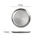 thumbnail image 2 of Platos de acero inoxidable, juego de 2 platos de cena de Metal, plato de aperitivos, plato de Camping, plato de nueces, plato de dulces, inastillable, 2 of 5