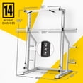 thumbnail image 4 of syedee Smith Machine Home Gym, Power Rack Cage with Linear Bearing,Commercial Grade(White), 4 of 9