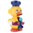 thumbnail image 3 of Juguetes de baño para niños pequeños Juguetes de baño con forma de pato y rueda de agua giratoria/ojos, 3 of 15