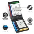 thumbnail image 4 of NPET Slim Minimalist Wallet for Men Leather RFID Blocking Bifold Credit Card Wallet with Money Clip for Men with Gift Box, 4 of 8