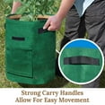 thumbnail image 2 of SUNNYOUTDOOR 10 Gallon Garden Potato Planting Grow Bag Fabric Pot Planter Vegetable Potato Grow Bags with Flap Window and Durable Handle, Outdoor Use (3 Pack), 2 of 4