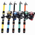thumbnail image 2 of 1.8m Portable Sealing Pole Throwing Rod Remote Throw Rods Fiberglass Telescopic Fishing Rod Gear Ratio Spinning Fishing Reel, 2 of 10