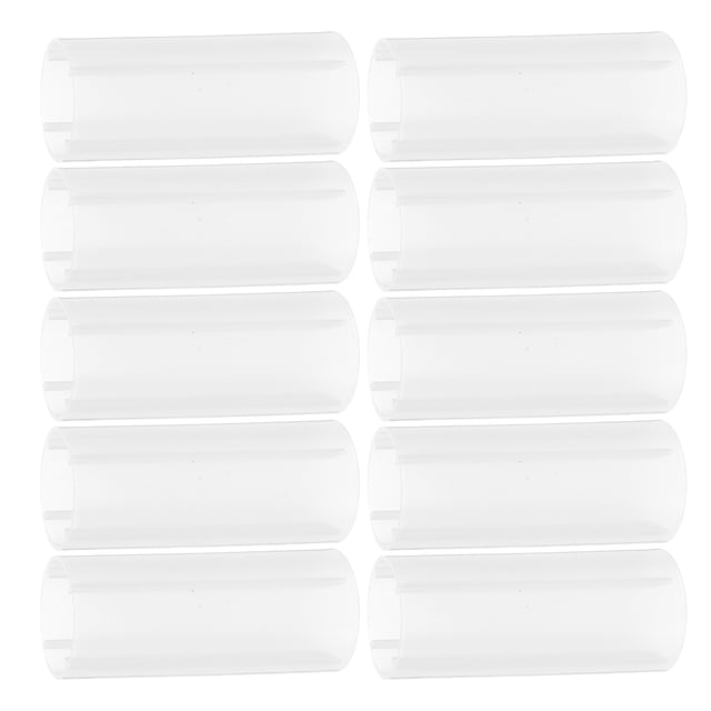 unbranded 10Ud Portabaterías Transparente De Plástico Con Para Hogar