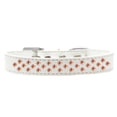 thumbnail image 3 of Dog, Puppy  Pet Fashion Collar, "Orange Crystal Sprinkles", 3 of 4