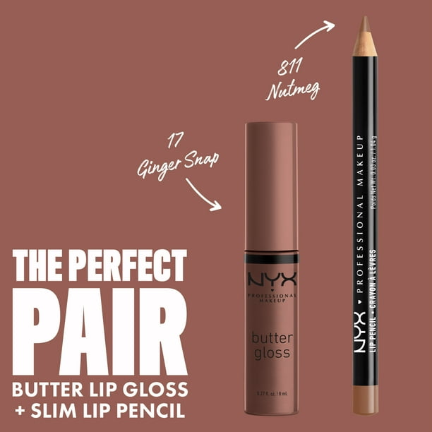 2 pack) NYX Professional Makeup Butter Gloss, Non-Sticky Lip Gloss