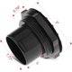 thumbnail image 4 of 4 Piezas Deflector de Aire Acondicionado para Tablero Salida de Ventilación de Techo Lateral - Rejilla de Escape de Ventilación de Tablero con Persianas Redondas de Montaje para Auto RV - Ne, 4 of 5