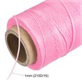 thumbnail image 4 of Unique Bargains 186 Yards 210D/1mm Leather Sewing Thread Polyester Waxed Cord, Lavender Pink, 4 of 5