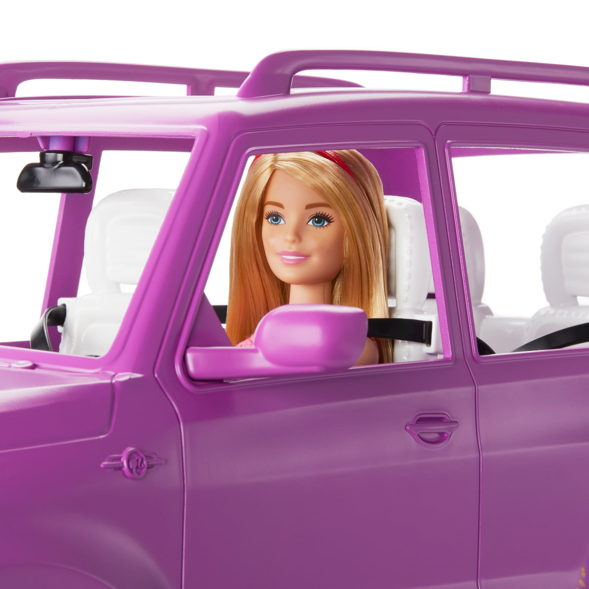 barbie car purple