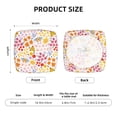 thumbnail image 6 of Balery Colorful Floral Stretch Couch Cushion Covers, Individual Sofa Cushion Covers, Soft Chair Sofa Seat Cushion Slipcover with Elastic Bottom Milk Silk-16.9in, 6 of 9