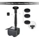 thumbnail image 2 of Pump & Fountain Kit,Solar Water Pump 4 Different Nozzles Solar Panel for Garden Pond Fountains Submersible Pump Watering Kit for Fish Tank Pond Pool 2, 2 of 5