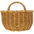 thumbnail image 4 of Milisten Hand Woven Storage Basket Household Sundries Container Imitation Rattan Storage Holder, 4 of 6