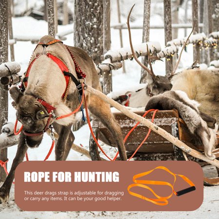 Alasum 2Pcs Nylon Deer Sled Rope for Hunting Outdoor Activities with High Strength