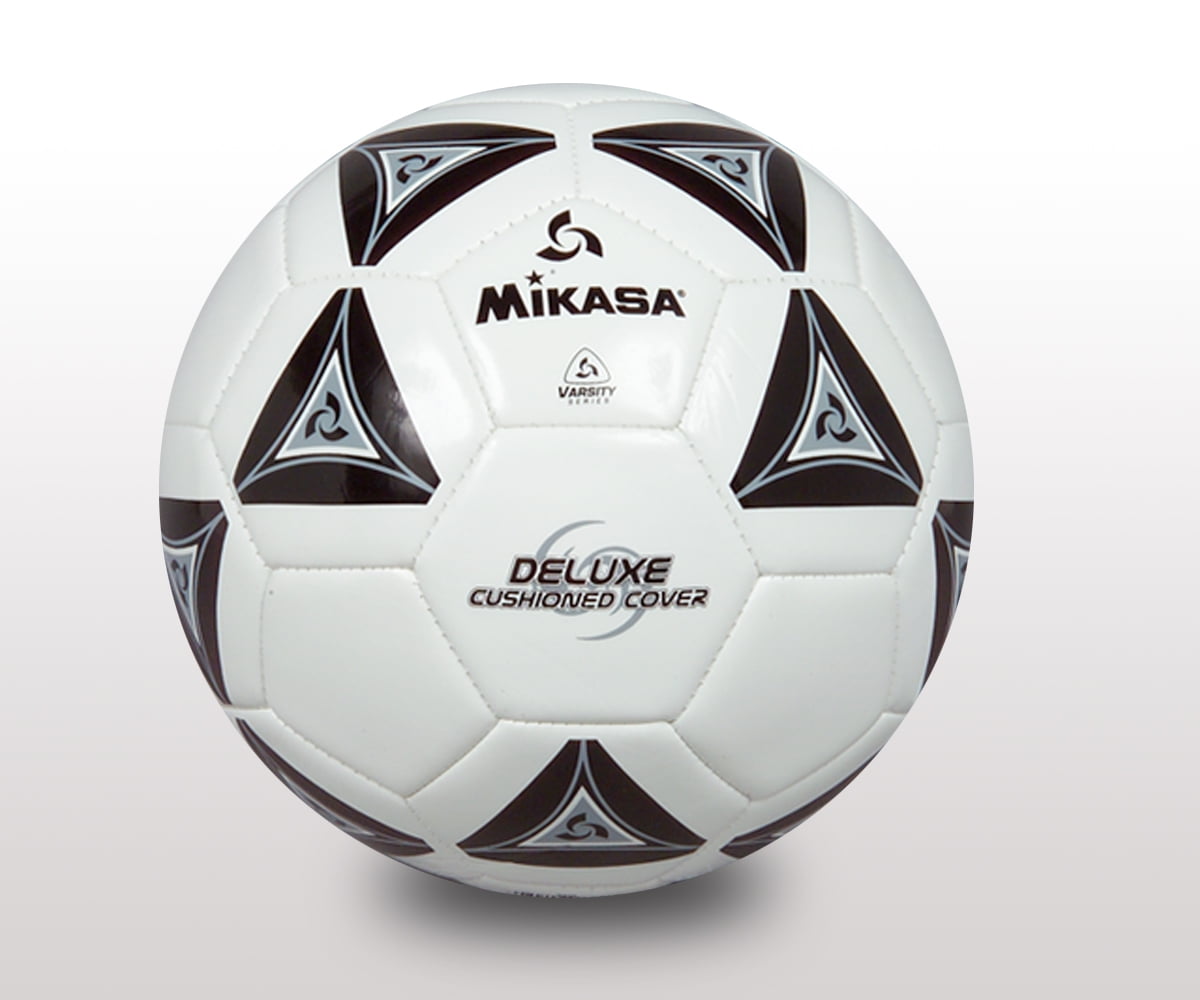 Mikasa Soft Soccer Ball, Size 5, Black/White