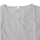 thumbnail image 2 of Male 3/4 Sleeve Tee Shirt V Neckline Casual Basic Male Plain Color Shirt for Dating Daily Life Grey M, 2 of 4