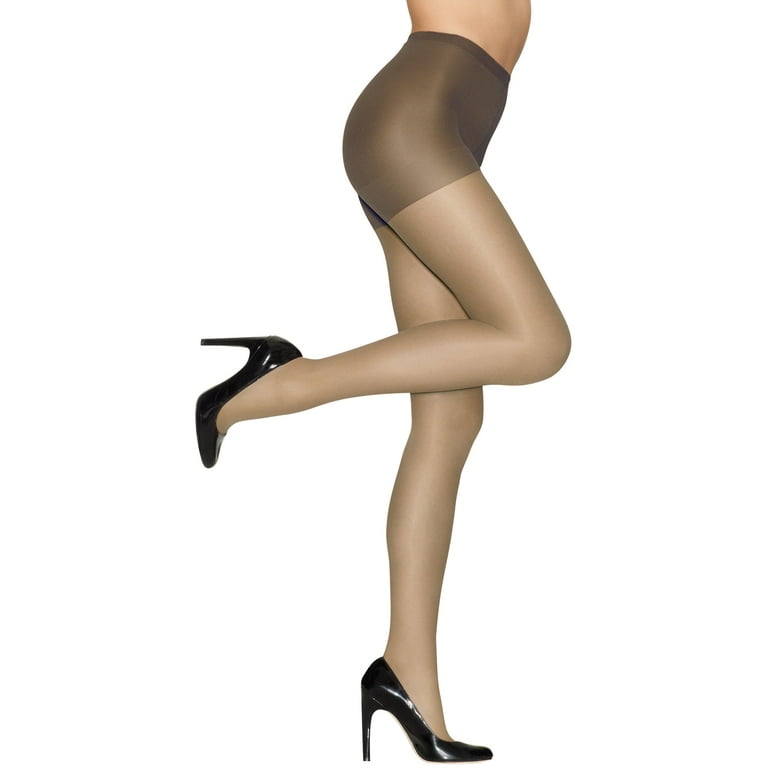 Alive Full Support Control Top Pantyhose Jet B by Hanes