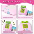 thumbnail image 3 of ABC Learning Flash Cards for Toddlers 2-4,Autism Toys,Speech Therapy Educational Talking Sight Words Kindergarten Boys and Girls,248 Pink, 3 of 8