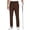 08#Brown, variant on Golf Pants for Men Stretch Dress Pants Quick Dry Lightweight Slacks Trousers for Business Casual Travel Green L