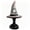 8"-H, variant on Witch Hat Lamp, Halloween Stained Glass Resin Witch Hat Desk Lamp, USB Powered Gothic Wizard Hats Night Light, Festive Atmosphere Night Light for Halloween Party Decor(8"-C)