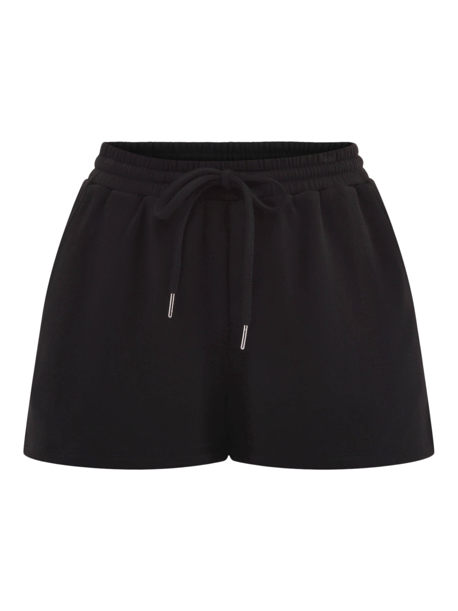 No Boundaries French Terry Tube Top and Shorts Set, 2-Piece, Women's