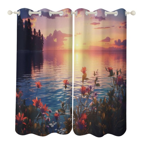 Butterfly Modern Window for Living Room Curtains for Child Bedroom Kitchen Decor Blinds Drapes