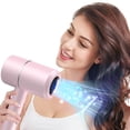 thumbnail image 2 of Yatlte Ionic Hair Dryer, Foldable Handle Travel Hair Dryer, Motor Negative Ionic Blow Dryer for Fast Drying, Compact Low Noise No Heat Damage Hair Dryer, Perfect for Travel/Gift, 2 of 5