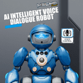 thumbnail image 3 of RC Robot Toys for Kids with Unique Voice, Gesture Control Interactive Robotic for Age 3+ Gifts(Blue), 3 of 9