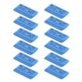 thumbnail image 2 of Guitar String Cleaning Eraser 12Pcs Blue Rectangular Design for Fretboard Cleaning and Polishing, 2 of 9
