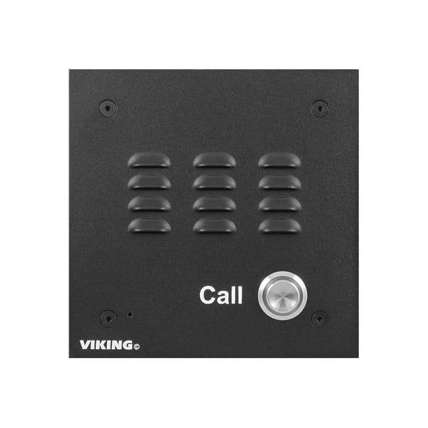 Viking Electronics E-10-IP-EWP - Téléphone d'Entrée de Porte - Câblé - Noir