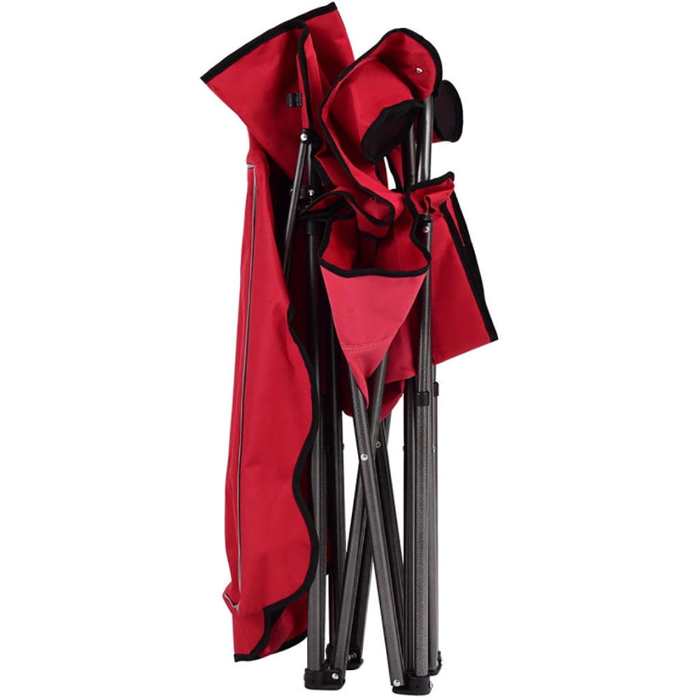 Aimee Lii Portable Folding Beach Canopy Chair with Cup Holders, Camping Chairs with Canopy, Red Aimee Lii Portable Folding Beach Canopy Chair with Cup Holders, Camping Chairs with Canopy, Red