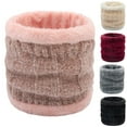 thumbnail image 6 of Savings Winter Scarf With Warmth And Plush Same Gender Design Protection High Neck Thick Yarn Single Circle Solid Color And Neck Cover Deals Clearance, 6 of 6