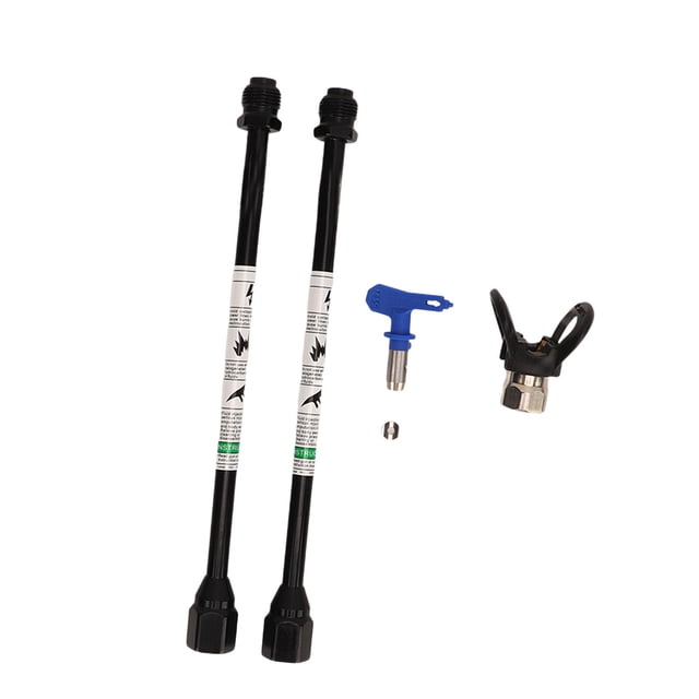 Varilla de extensión para herramienta de pulverización Accesorios para herramientas de pulverización multifuncionales de alto rendimiento Negro